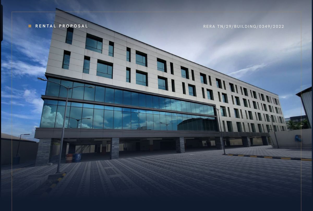 ASV Bascon Futura Grade-A office building for rent, OMR Perungudi, Chennai, opposite World Trade Centre